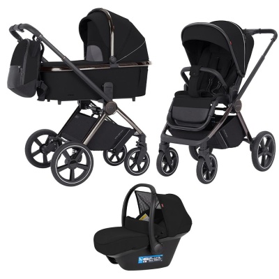 Коляска 3 в 1 Carrello Ultimo CRL-6521 Sable Black Chrome 01